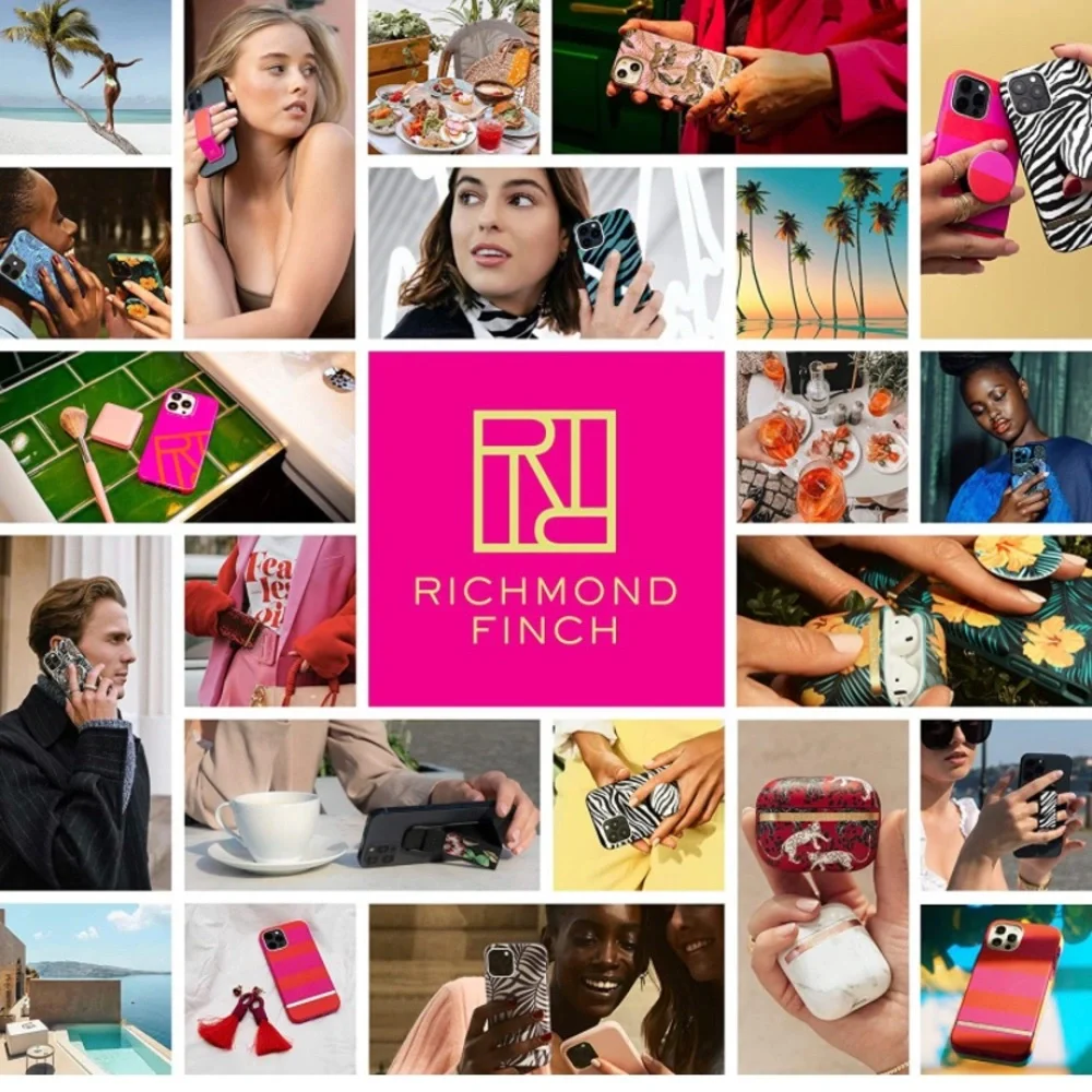 New RICHMOND & FINCH Phone Case Compatible with iPhone 13 Pro Max, Fuschia